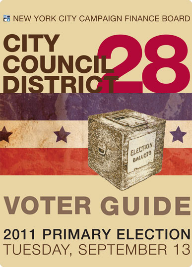 2011 Primary Election Voter Guide cover